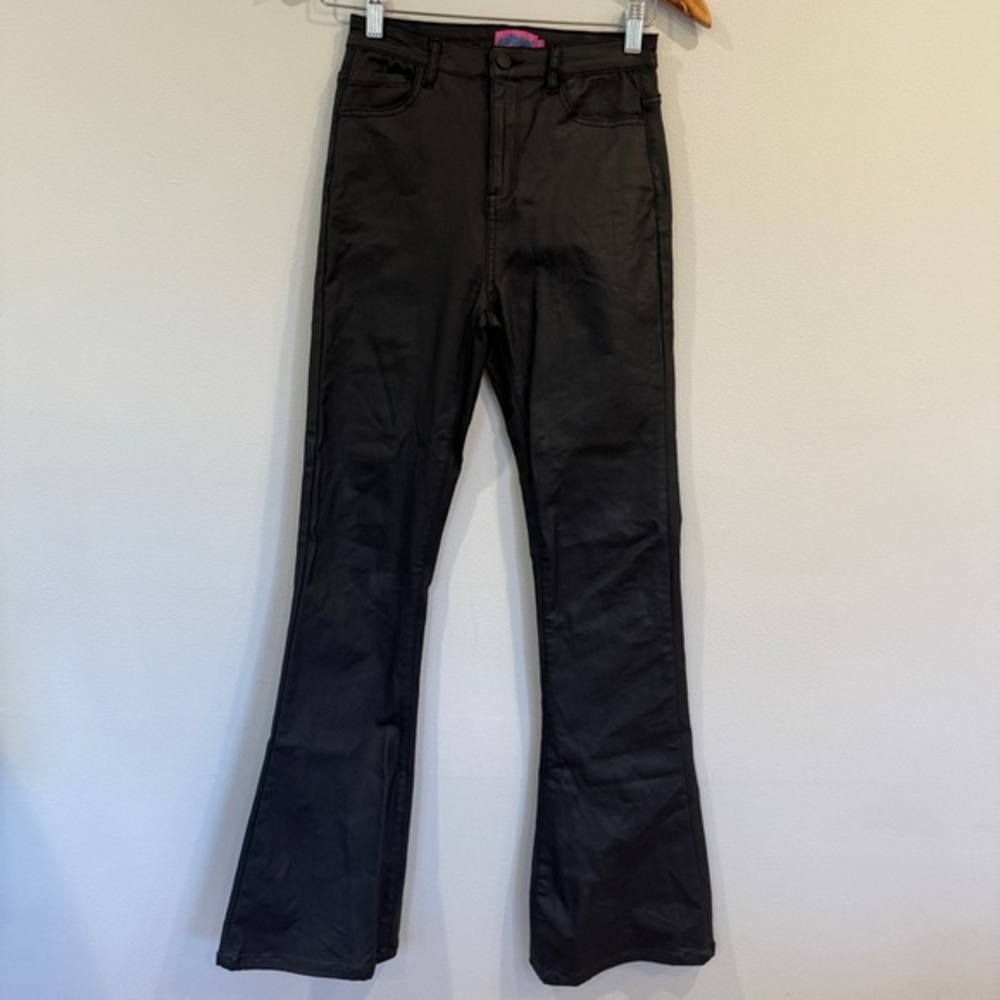 Edikted Black Boot Cut Pant